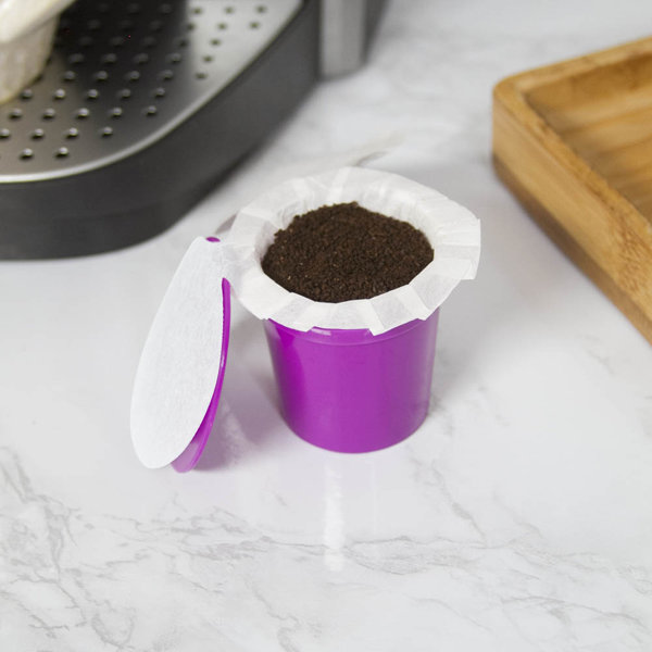 Perfect Pod EZCup Disposable Paper Filters With Lid Compatible With